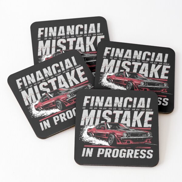 Item preview, Financial Mistake In Progress Red Car Design designed and sold by PROPera-design.