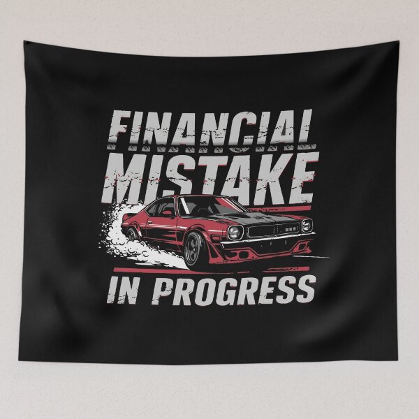 Item preview, Financial Mistake In Progress Red Car Design designed and sold by PROPera-design.