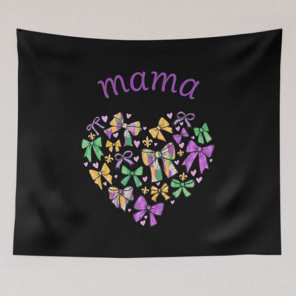 Item preview, Mama Bow Heart - Sweet Mother's Day Gift Design designed and sold by cabana.space.