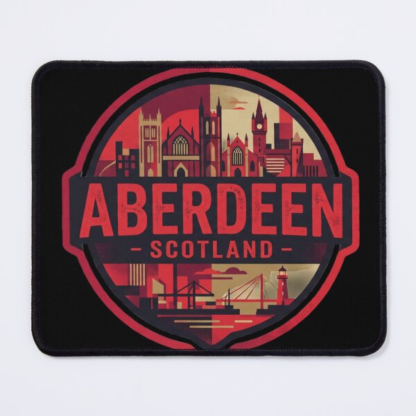 Item preview, Aberdeen Scotland Heritage Travel Badge Art designed and sold by redsharkuk.
