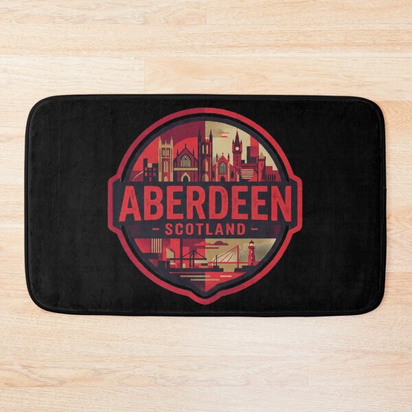 Item preview, Aberdeen Scotland Heritage Travel Badge Art designed and sold by redsharkuk.