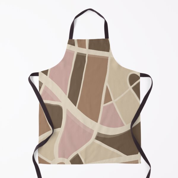 Item preview, Abstract Geometric Mosaic Pattern – Neutral Boho Shapes designed and sold by Barelythere2324.