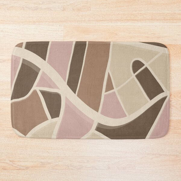 Item preview, Abstract Geometric Mosaic Pattern – Neutral Boho Shapes designed and sold by Barelythere2324.