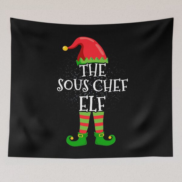 Artikelvorschau, SOUS CHEF Elfenfamilie passende Weihnachtsgruppe entworfen und verkauft von CosmoKitsch.