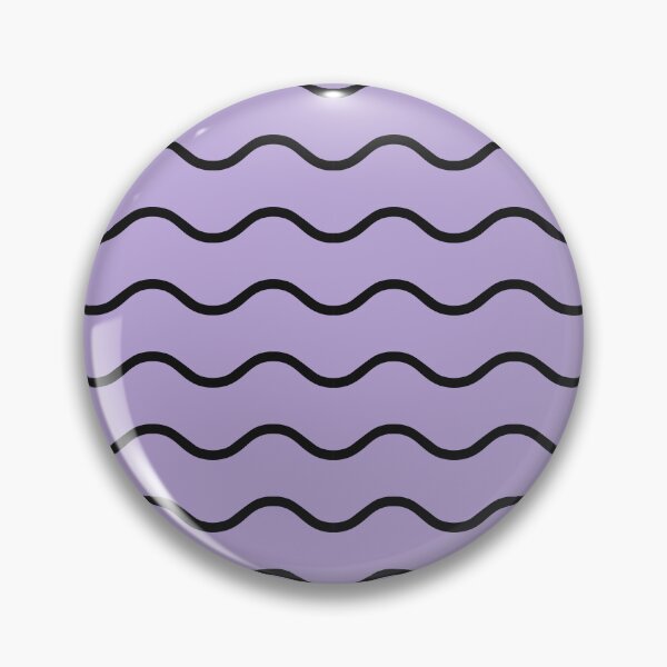 Item preview, Lilac And Black Waves Pattern designed and sold by pattern-archive.