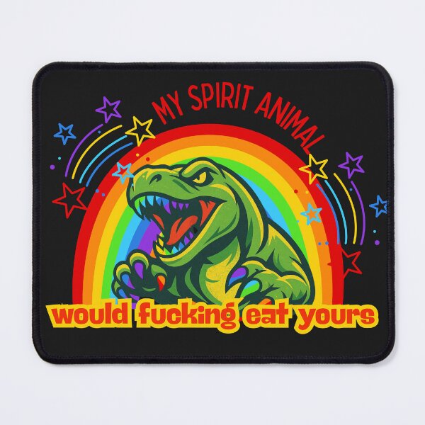 Item preview, My Spirit Animal Would Fucking Eat Yours - Funny Saying Tee designed and sold by karolina lindy.