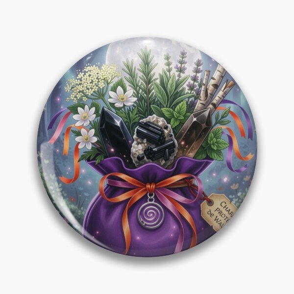 Item preview, Walpurgis Protection Charm: Herbs and Crystals Magic designed and sold by NeyhineAngelionShop.