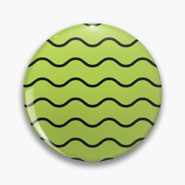 Item preview, Lime And Black Waves Pattern designed and sold by pattern-archive.