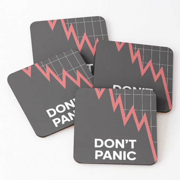 Item preview, Don’t Panic Market Crash Poster designed and sold by GiriaGallery.