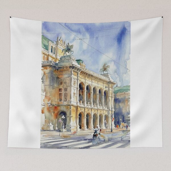 Item preview, Vienna Opera Watercolor designed and sold by caracatita75.