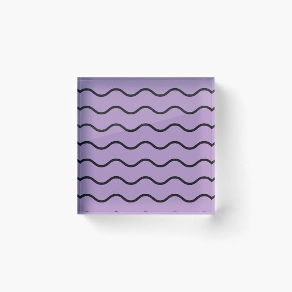 Item preview, Purple And Black Waves Pattern designed and sold by pattern-archive.