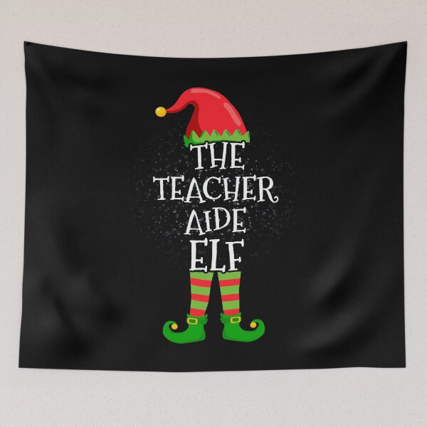 Item preview, TEACHER AIDE Elf Family Matching Christmas Group designed and sold by CosmoKitsch.