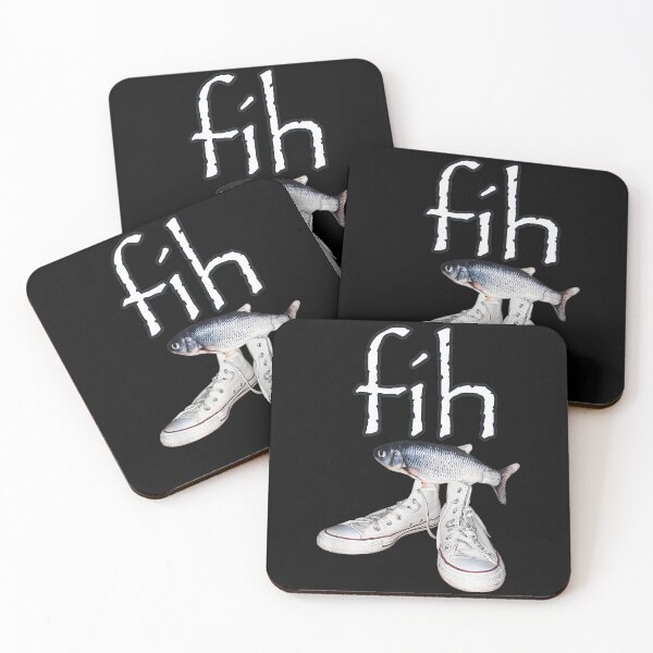 Item preview, Fíh Funny Fish Wearing Shoes Absurd Humor Animal Lover designed and sold by SanTiOmal.