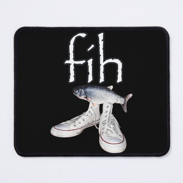 Item preview, Fíh Funny Fish Wearing Shoes Absurd Humor Animal Lover designed and sold by SanTiOmal.