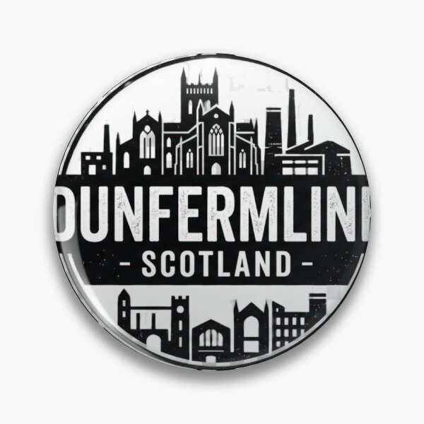 Item preview, Dunfermline Scotland Historic Travel Badge Art designed and sold by redsharkuk.