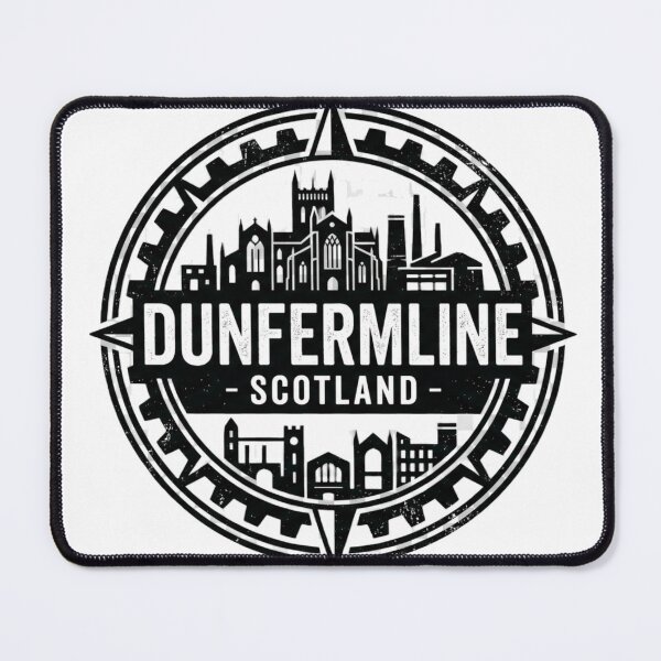 Item preview, Dunfermline Scotland Historic Travel Badge Art designed and sold by redsharkuk.