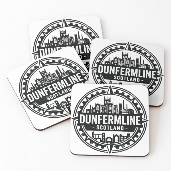 Item preview, Dunfermline Scotland Historic Travel Badge Art designed and sold by redsharkuk.