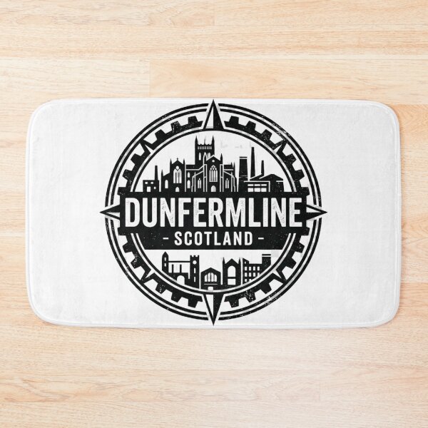 Item preview, Dunfermline Scotland Historic Travel Badge Art designed and sold by redsharkuk.