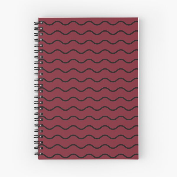Item preview, Red And Black Waves Pattern designed and sold by pattern-archive.
