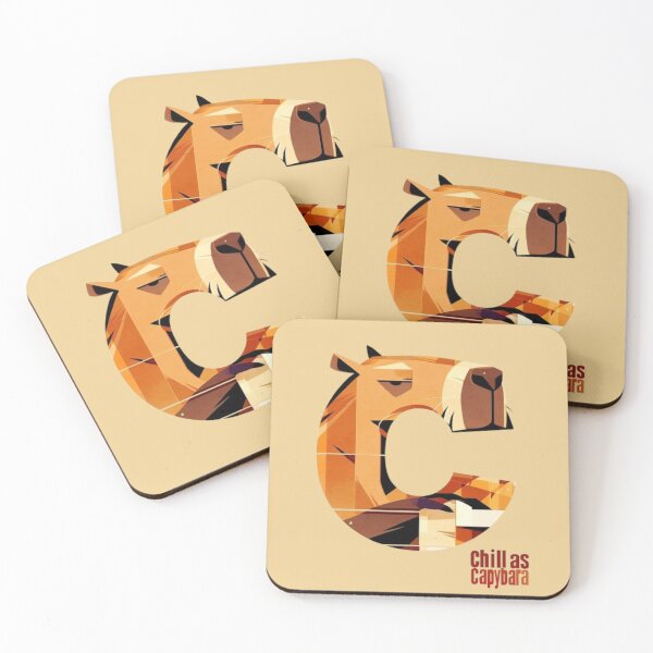 Item preview, Chill As Capybara – Funny Capybara Alphabet C Meme Design designed and sold by V--I--R.