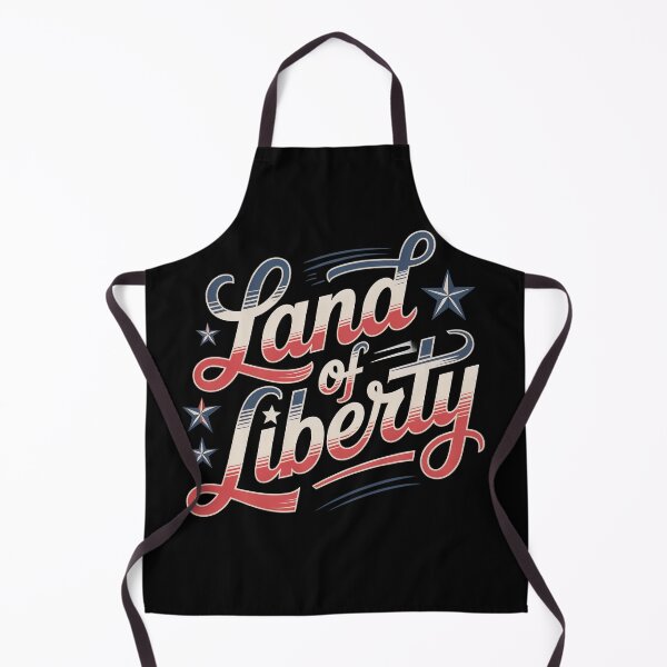Item preview, Land of Liberty Patriotic Script designed and sold by OldGloryForge.