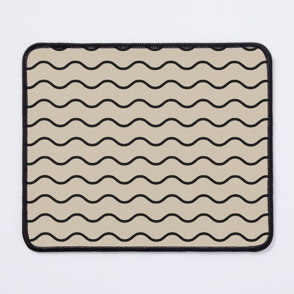 Item preview, Sand And Black Waves Pattern designed and sold by pattern-archive.