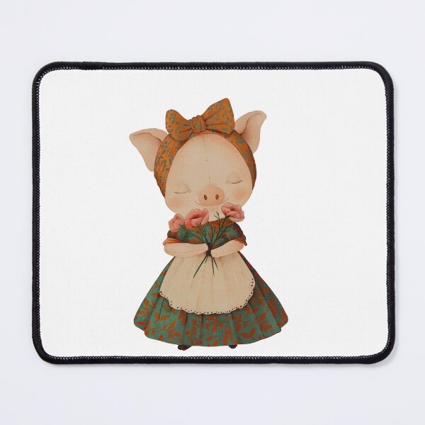Item preview, Country piglet traditional drawing designed and sold by pilar-tebar.design.