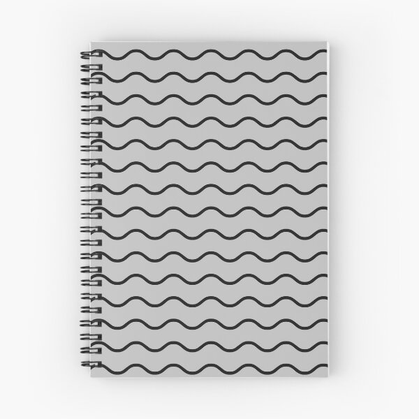 Item preview, Silver And Black Waves Pattern designed and sold by pattern-archive.