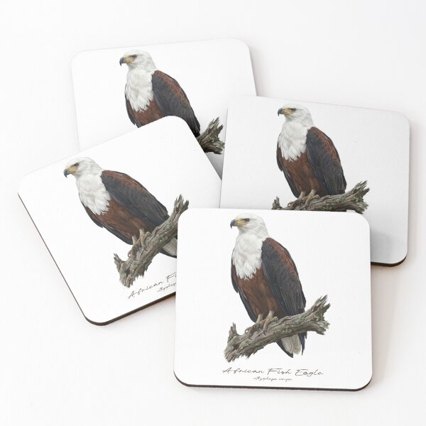 Item preview, African Fish Eagle on Rustic Branch designed and sold by Takeda-art.