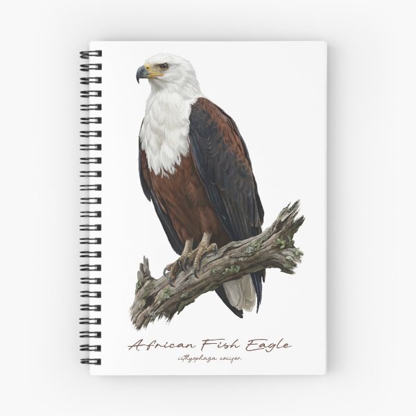 Item preview, African Fish Eagle on Rustic Branch designed and sold by Takeda-art.