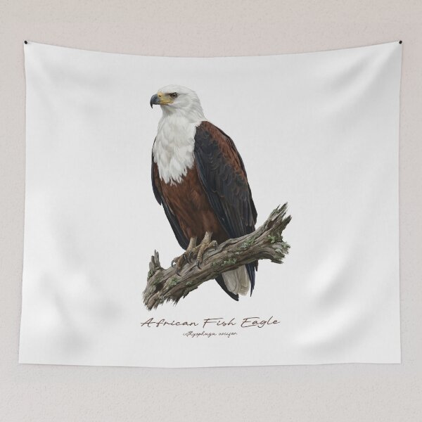Item preview, African Fish Eagle on Rustic Branch designed and sold by Takeda-art.