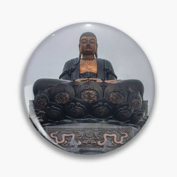Item preview, Great Buddha of Fansipan - Kim Son Bao Thang Pagoda | Sa Pa Vietnam Spiritual Landscape Art designed and sold by Ross.A.Campbell.