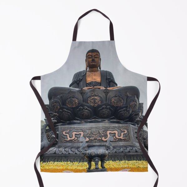 Item preview, Great Buddha of Fansipan - Kim Son Bao Thang Pagoda | Sa Pa Vietnam Spiritual Landscape Art designed and sold by Ross.A.Campbell.