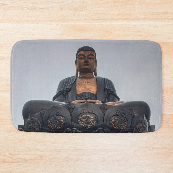 Item preview, Great Buddha of Fansipan - Kim Son Bao Thang Pagoda | Sa Pa Vietnam Spiritual Landscape Art designed and sold by Ross.A.Campbell.