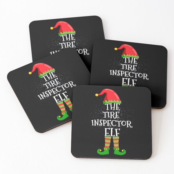 Item preview, TIRE INSPECTOR Elf Family Matching Christmas Group designed and sold by CosmoKitsch.