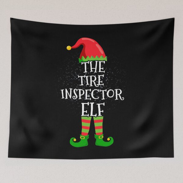 Item preview, TIRE INSPECTOR Elf Family Matching Christmas Group designed and sold by CosmoKitsch.