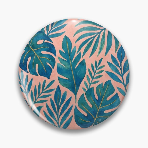 Item preview, Blue and Green Tropical Leaves designed and sold by GraphicsClub.