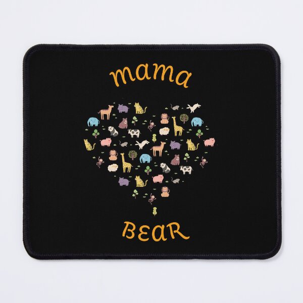 Item preview, Mama Bear Animal Heart - Nursery New Mom Gift Design designed and sold by cabana.space.