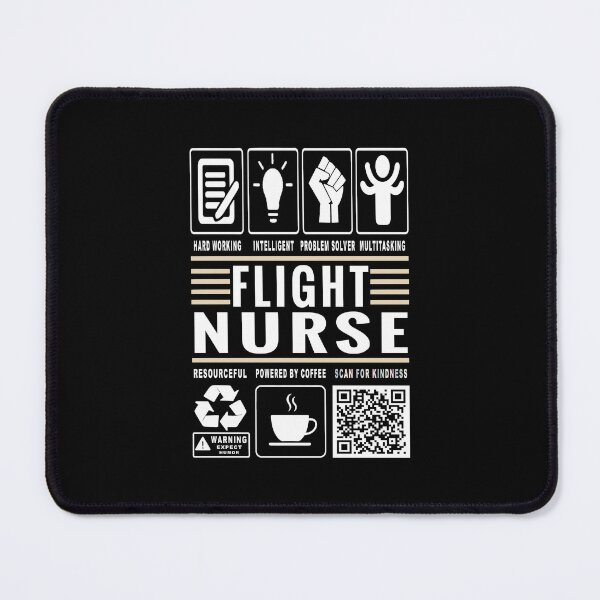 Item preview, Funny Flight Nurse Job Description Icons QR Code designed and sold by MerchMaxxing.