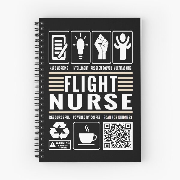 Item preview, Funny Flight Nurse Job Description Icons QR Code designed and sold by MerchMaxxing.