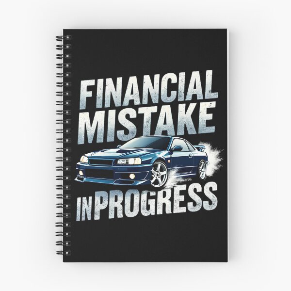 Item preview, Financial Mistake In Progress Blue Sports Car Design designed and sold by PROPera-design.