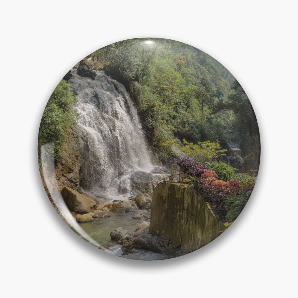 Item preview, Cat Cat Falls, Sa Pa - Hmong Village Waterfall | Tropical Lao Cai, Vietnam Nature Art designed and sold by Ross.A.Campbell.