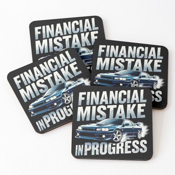 Item preview, Financial Mistake In Progress Blue Sports Car Design designed and sold by PROPera-design.