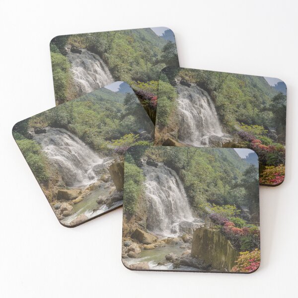 Item preview, Cat Cat Falls, Sa Pa - Hmong Village Waterfall | Tropical Lao Cai, Vietnam Nature Art designed and sold by Ross.A.Campbell.