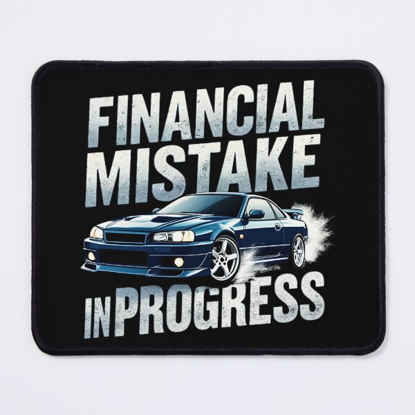 Item preview, Financial Mistake In Progress Blue Sports Car Design designed and sold by PROPera-design.