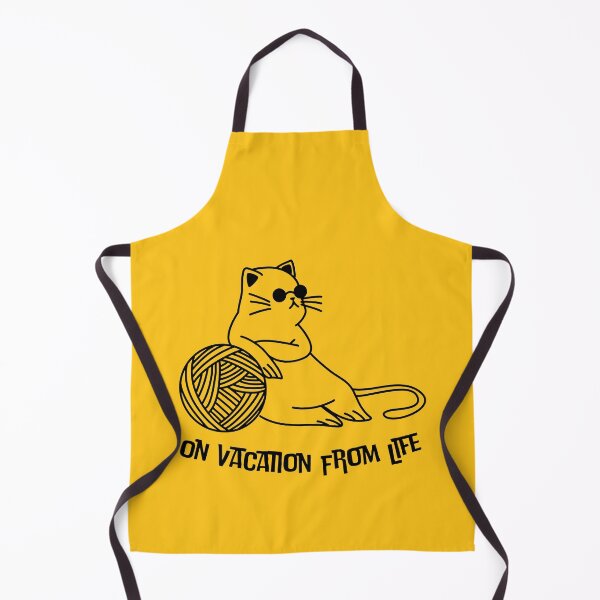 Item preview, Funny Cat Sunglasses Chill On Vacation From Life Quote designed and sold by Artycom.