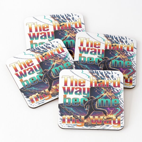 Item preview, The Hard Way Became My Way Motivational T-Shirt designed and sold by Sushikidsntod.