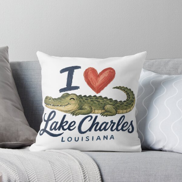 Item preview, I Love Lake Charles  designed and sold by PamLeeDesign.