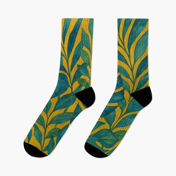 Item preview, Blue and Green Tropical Leaves designed and sold by GraphicsClub.