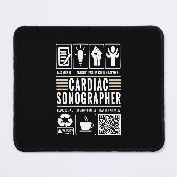 Item preview, Funny Cardiac Sonographer Job Description Icons QR Code designed and sold by MerchMaxxing.